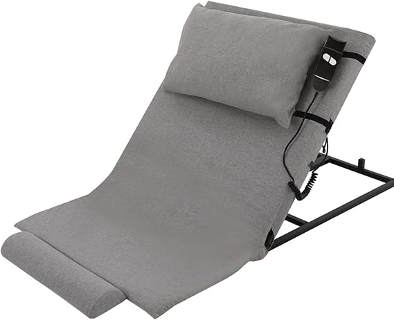 Electric Bed Backrest Lifter, Adjustable Lift for Elderly and Disabled, Provides Neck and Waist Support, Ideal for Home Care and Rehabilitation