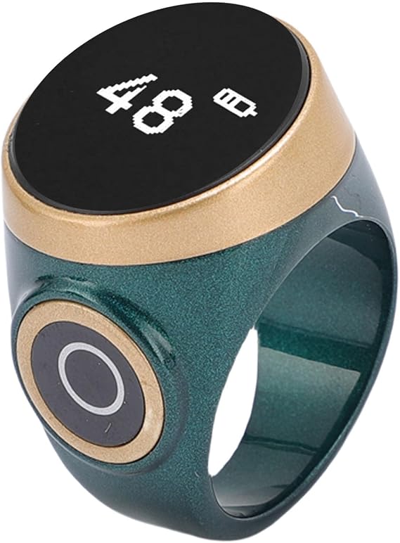 Dpofirs Finger Smart Ring Counter, Smart Ring Counter Digital Accurate Counting Water Proof for Workout