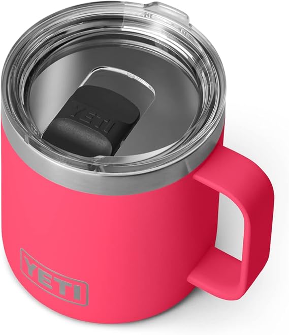 YETI Rambler 14 oz Mug, Vacuum Insulated, Stainless Steel with MagSlider Lid, Stainless
