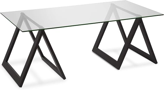 Henn&Hart Coffee Table, One Size, Black