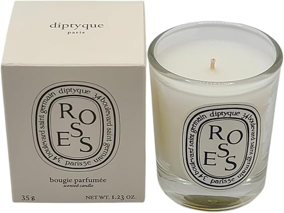 Diptyque Roses Scented Candle Mini 35g