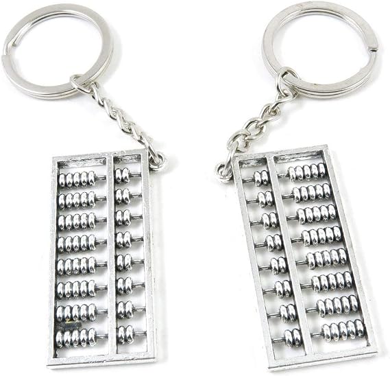 10 Pieces Keyring Keychain Wholesale Suppliers Jewelry Clasps D5RM6O Chinese Abacus