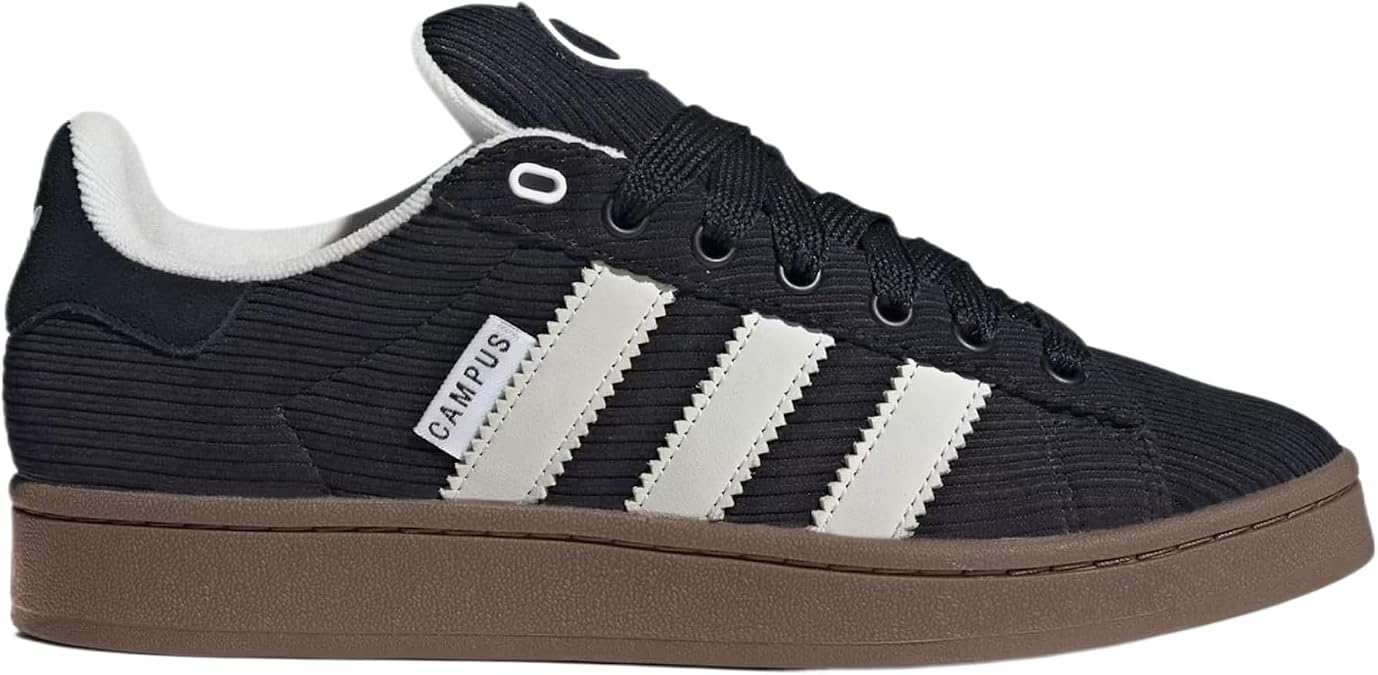 adidas Campus 00s Mens Lifestyle Shoes (Core Black/White/Gum) Size 8.5