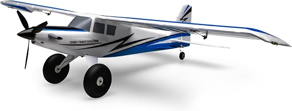 E-flite UMX Turbo Timber Evolution RC Airplane BNF Basic | AS3X, SAFE, EFLU8950, Electric, Transmitter, Battery and Charger Not Included