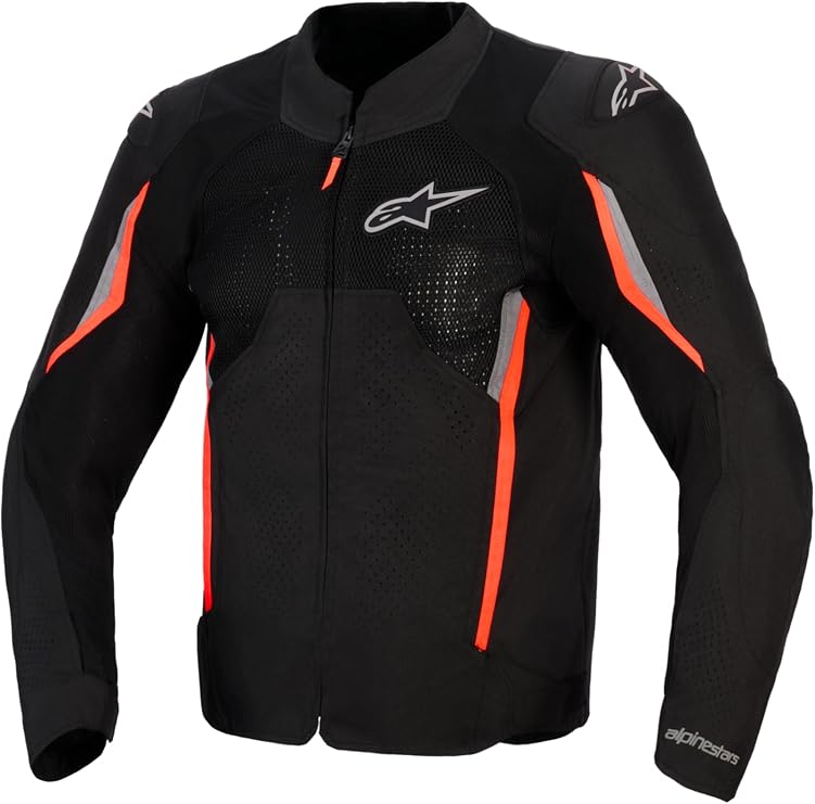Alpinestars AST V3 Air Jacket Men's, Motorcycle Riding, Lightweight Ventilated, Dual Tech Mesh, Tech-Air Ready