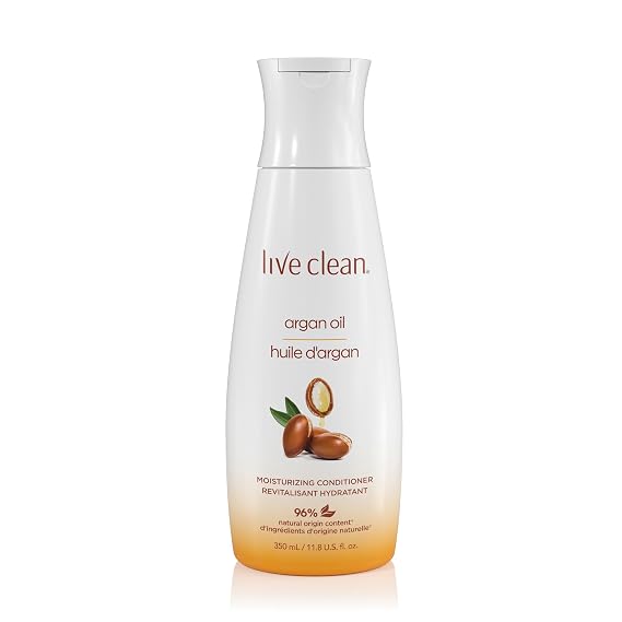 Live Clean Conditioner, Restorative Argan Oil, 12 Oz