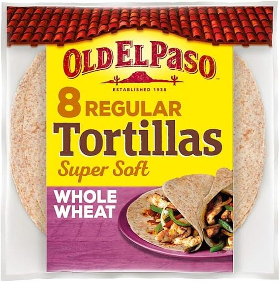 Old El Paso Old El Paso Super Soft Flour Tortilla Whole Grain 8Pk 11oz - Old El Paso Super Soft Flour Tortillas Whole Wheat 8Pk 326G Parallel Import