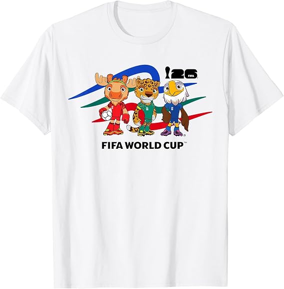 FIFA World CUP26 Host Country Mascots T-Shirt
