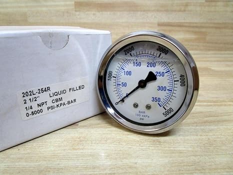 Pic 202L-254R Pressure Gauge 202L254R