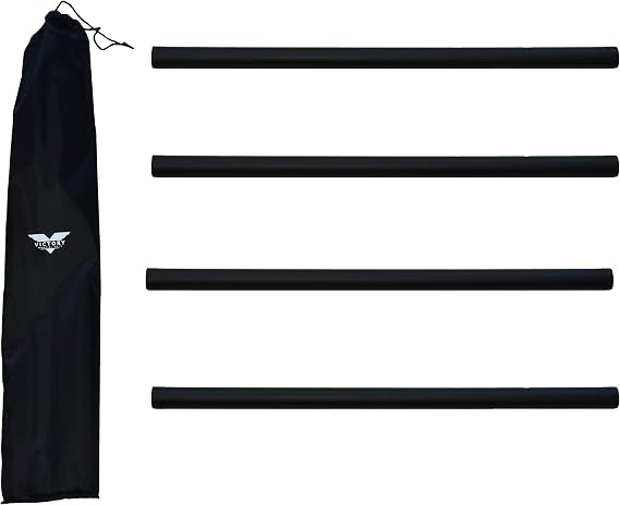 26 inch Foam Padded Escrima Sticks for Safe Practice Training with Carry Bag Case - 4 Pack