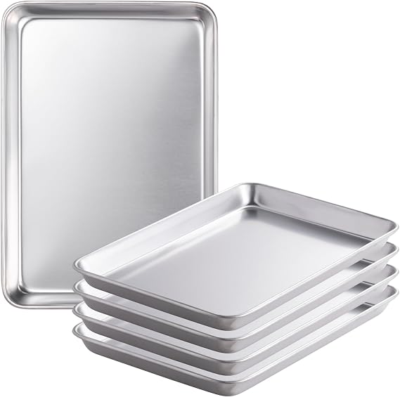 Kai Corporation 093DF3705 Stainless Steel Tray Bat, Medium, 8.5 x 5.9 inches 21.5 x 15 cm, Set of 5, Made in Japan