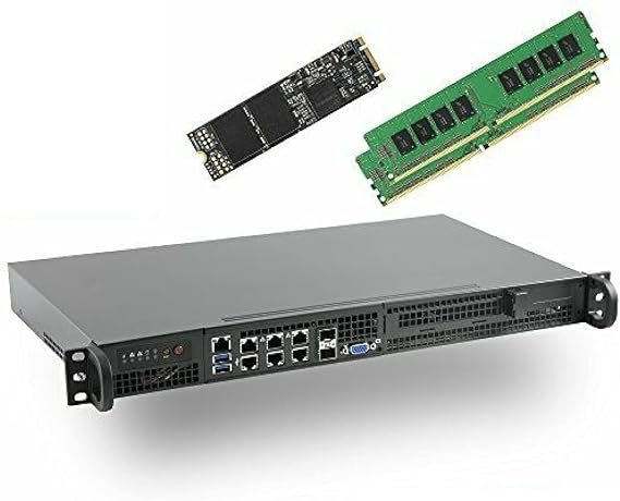 Supermicro SuperServer 5018D-FN8T Xeon D 1U Rackmount,10GbE,SFP+,64GB & 256GB M.2 SSD