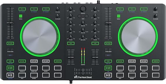 The Next Beat by Tiesto, DJ Decks For Beginners, DJ Controller, DJ Mixer, Multicolor, 22400