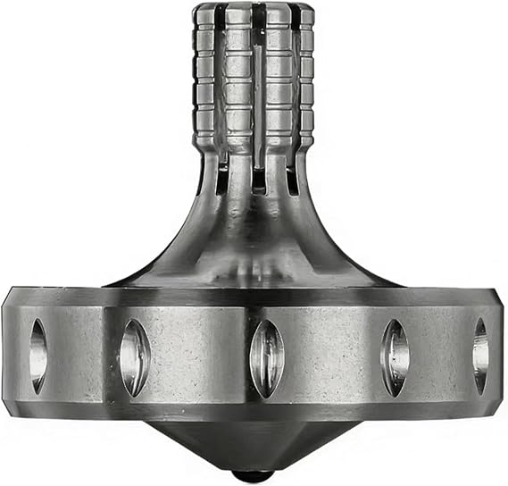 Precision Titanium Spinning Top, Long Spin Time easily exceeding 10 minutes, Perfect Balance, Well made, Wear-resistant, Drop-resistant, Non-rusting (Vulcan Stone Washing Gray)