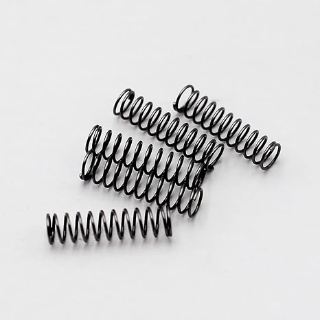 5PCS 0.6x6x(60-100) mm Compressed Springs, Wire Diameter 0.6mm, Outer Diameter 6mm, Free Length (60-100) mm, Spring Steel Compressed Spring(Length 60mm)