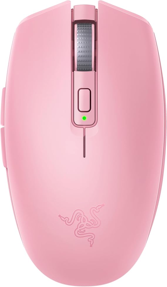 Razer Orochi V2-950 Saate Kadar Pil Ömrüne Sahip Mobil Kablosuz Oyun Mouse'u (Ultra Hafif Tasarım, HyperSpeed Kablosuz ve Bluetooth, 2. Nesil Mekanik Mouse Anahtarları) Pembe