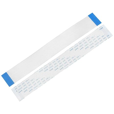 uxcell Flexible Flat Cable, 40 Pins 0.5mm Pitch 150mm FPC FFC Flexible Ribbon Cable for LCD TV DVD Player Laptop 5Pcs (A Type)