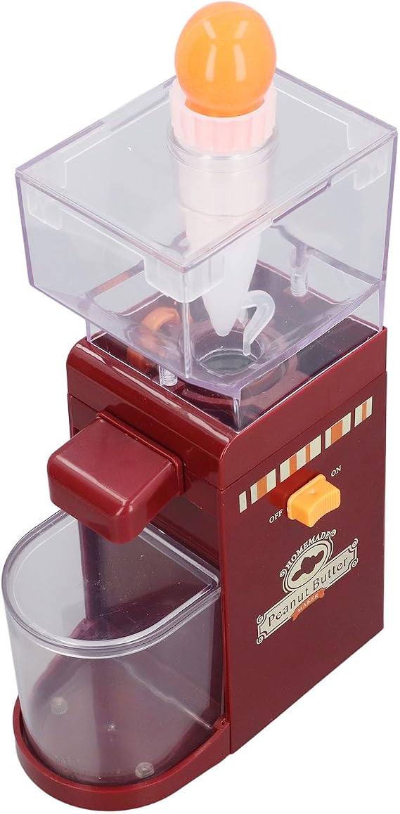 Peanut Butter Maker, 500ml Electric Nut Butter Grinder with Removable Grinding Disk, Non Slip Silicone Base for Peanuts Cashews Almonds Hazelnuts (UK Plug)