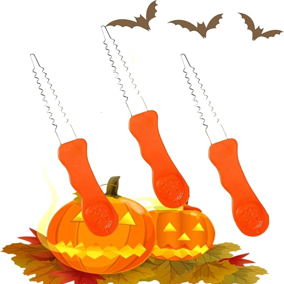 3 PCS Halloween Pumpkin Carving Kit Stainless Steel Tools