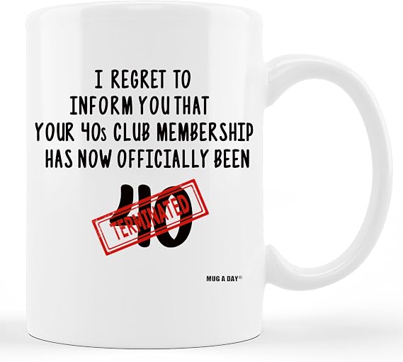 Happy 50th Birthday Coffee Mug for Women & Men - 50 and Fabulous! - Funny Gag Gift Idea for Milestone Celebration, Over the Hill, Party Favors, Family, Friends, Coworker, Boss - Best Novelty Present