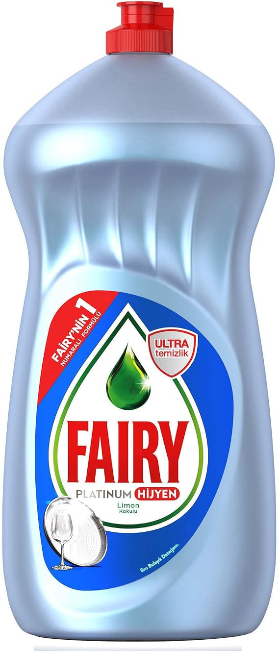 Fairy Platinum Hijyen Sıvı Bulaşık Deterjanı 1500 ml Limon Kokulu