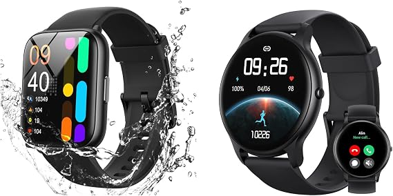 Parsonver Smart Watch, PSSW2B Bundle with PS01B, 2 Pack
