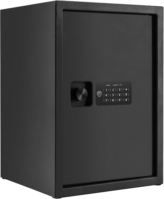 Locksworth Safe for Home, 2.0 Cubic Feet Safe Box W/Electronic Digital Keypad, Removable Shelf, Money Box for Money Documents Jewelry, Lock Box for Office, Hotel and Personal Use