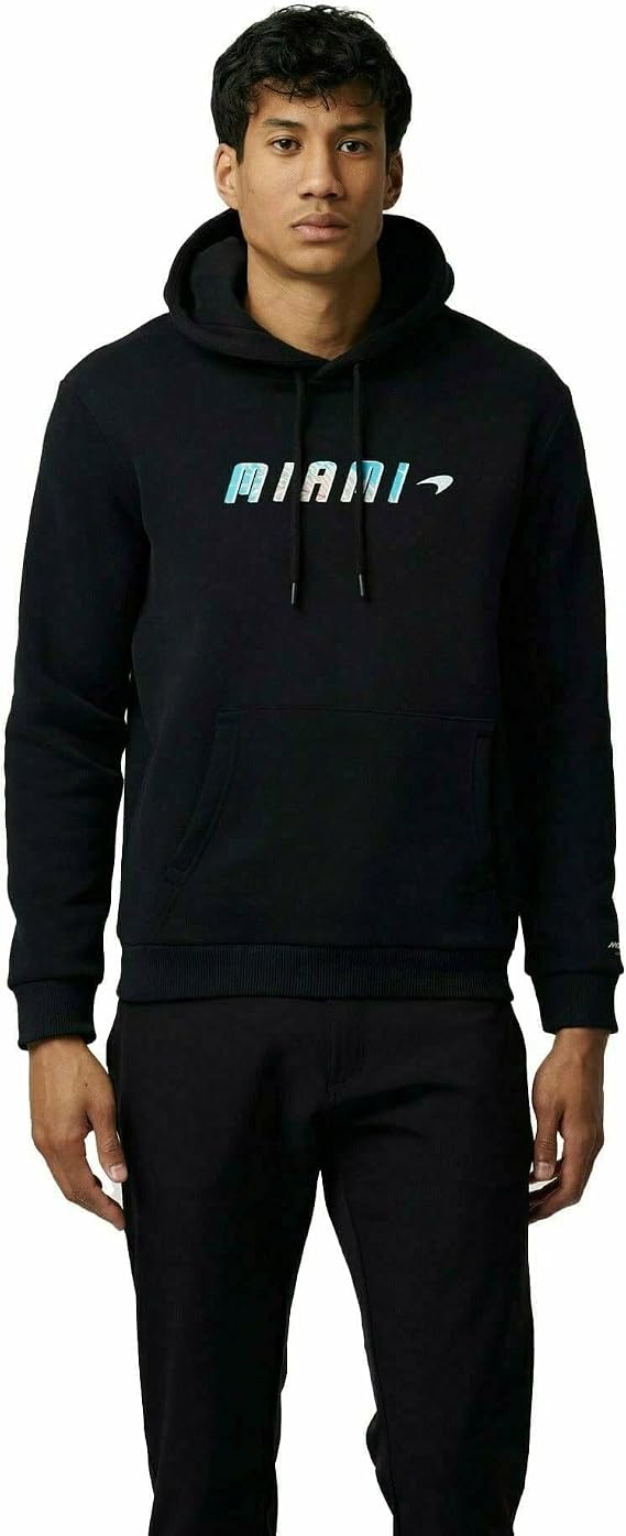 McLaren F1 Men's Miami Palm Graphic Hoodie Black
