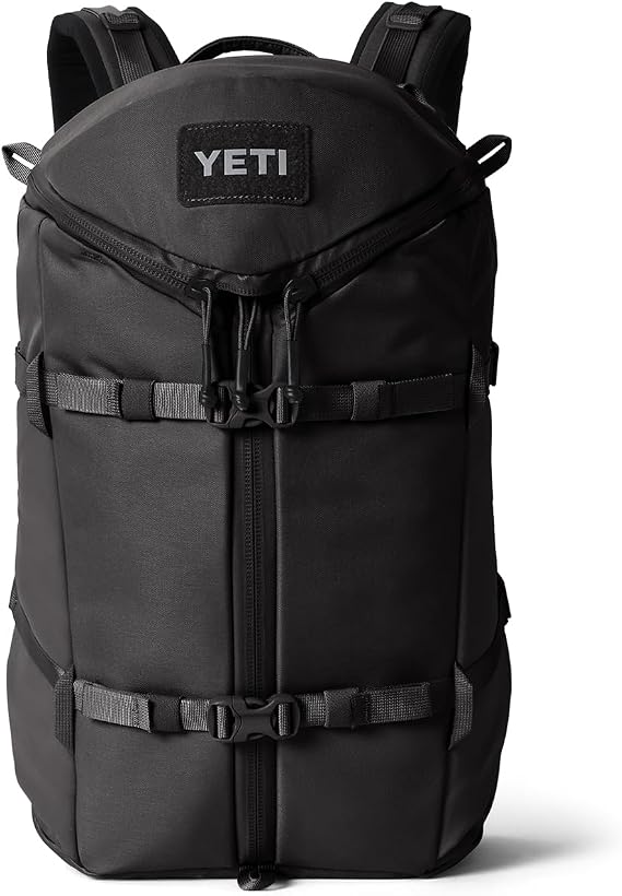 YETI Ranchero Backpack 22L, All-Day Utility Pack, Structured and Durable, Black