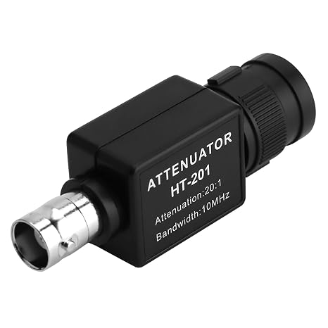 HT201 Signal Attenuation 20:1 10MHz Bandwidth Passive Attenuator for Oscilloscope Electronic Component