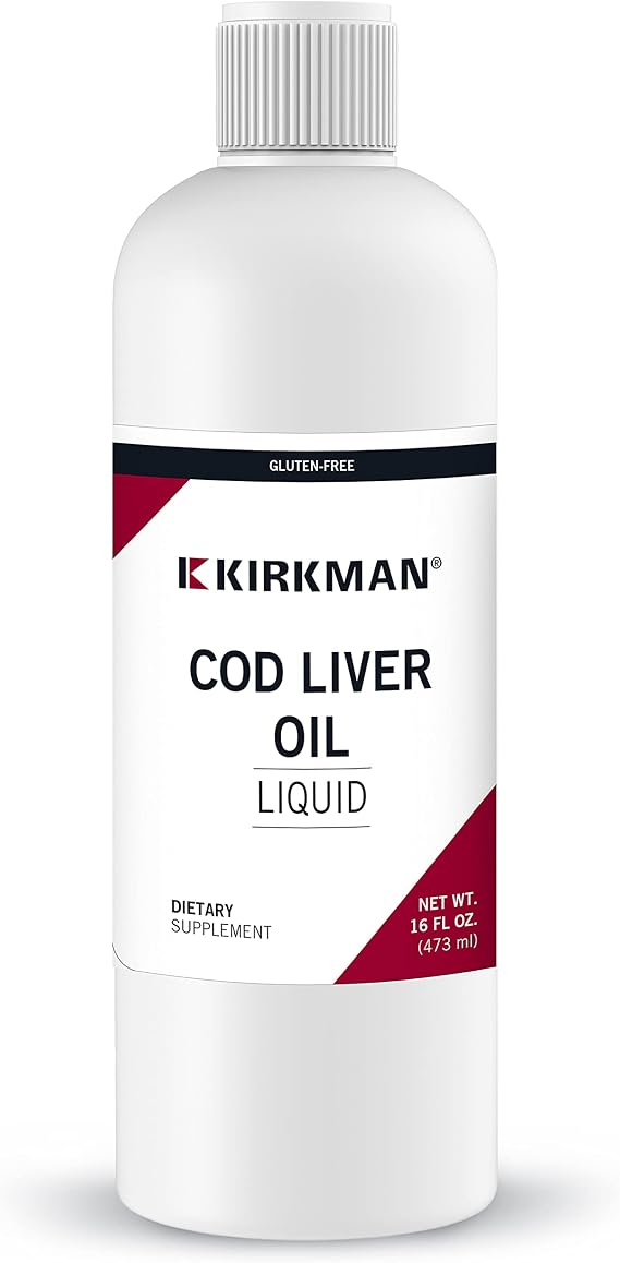 Kirkman Cod Liver Oil Liquid, 16oz