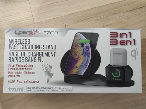 TZUMI 7074 TZUMI 30 in 1 Wireless Fast Charging STA