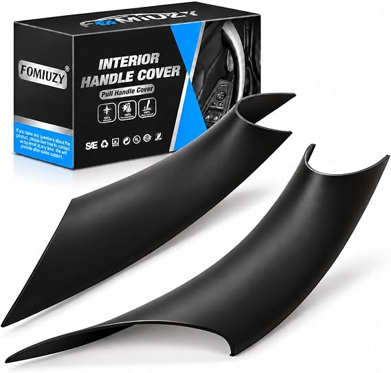 Front Interior Inner Inside Door Pull Handle Grab Cover Fit for BMW 320,328,330,335,M3 F30/F31/F34/F80 3 Series 2012-2018 and 418,420,428,430,435,M4 F32/F33/F36/F82/F83 4 Series 2014-2017