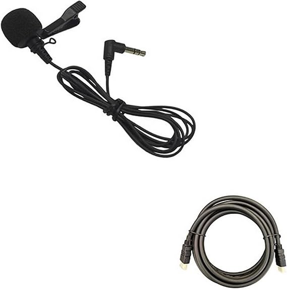 Hollyland Lark Max Lavalier Microphone with Mustang AV HS-101 HDMI Cable