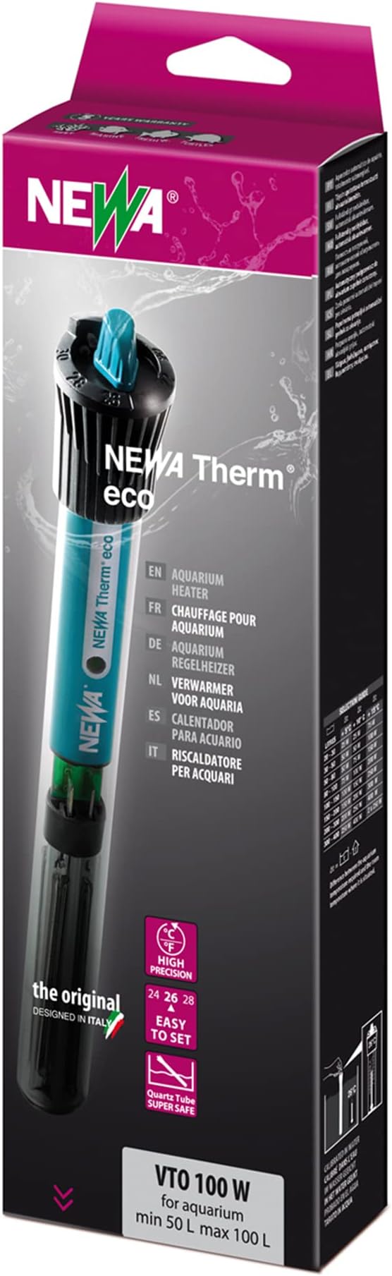 Newa Combine Eco Thermometer for Aquarium 100 W