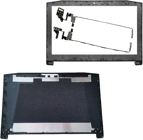 Laptop Replacement Case Compatible for Acer Predator Helios G3-571 G3-572 PH315-51 Black LCD Top Back Cover and Front Bezel Cover Case and Hinges