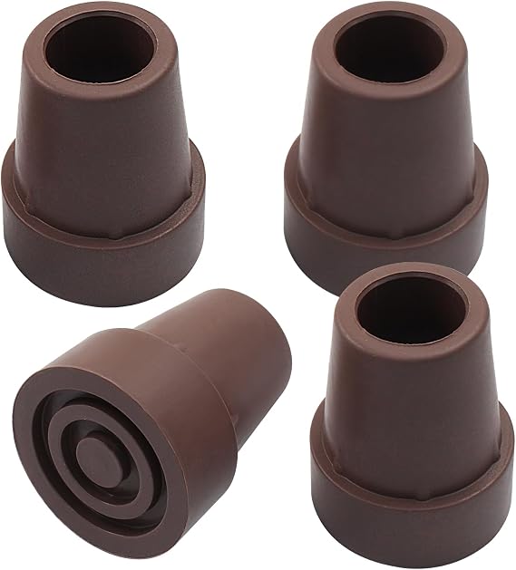 Bonsicoky Rubber Cane Tips 3/4 in, Canes Hiking Stick Replacement Tips