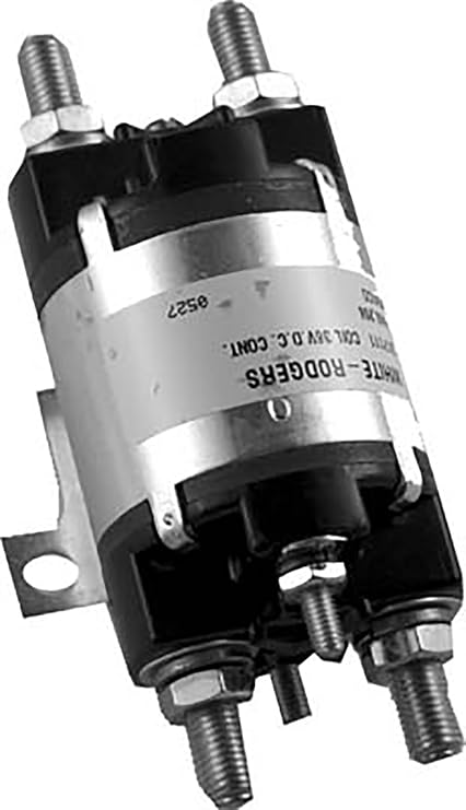 Yamaha 12-Volt Solenoid 6 Terminal #124 Series with Silver Contacts for Gas 2-Cycle G1 Golf Cart (1982 & Up)