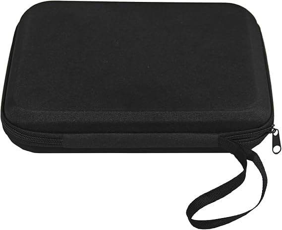 MONODEAL Portable CD Player Bag, CD Carrying Case, Suitable for MD401 Player, Black