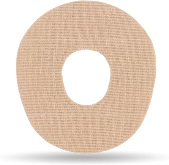 Adhesive Patches, 30pcs G7 Over Patches Waterproof, Skin-Friendly, Breathable, Comfortable Support for 10 Days Wear and Protection, Residue-Free Removal (Brown)