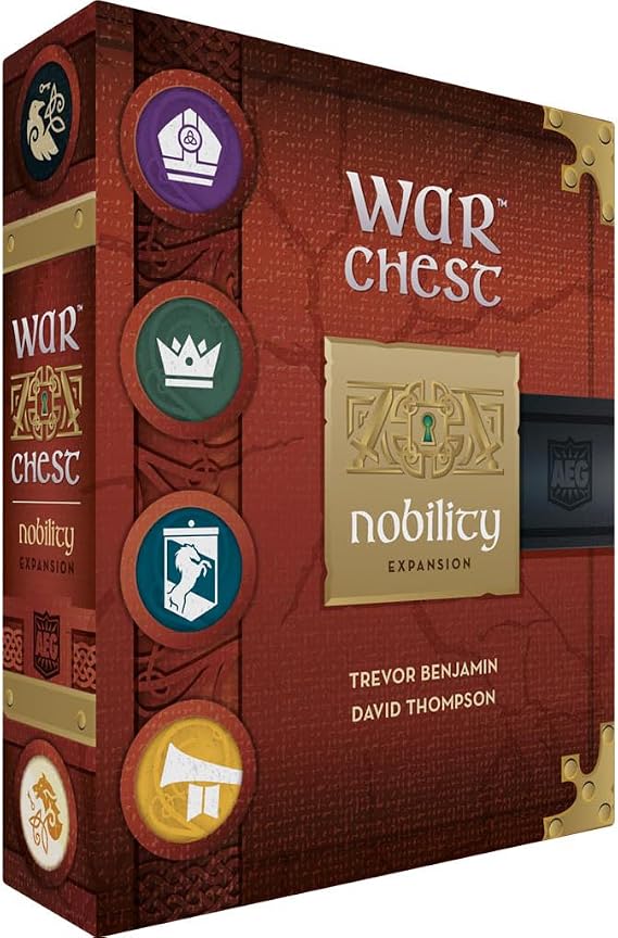 AEG War Chest: Nobility Expansion | Bishop, Earl, Herald, Bannerman, Royal Guard | Masterful Tactical Warfare Board Game for 2 or 4 Players | Ages 14+