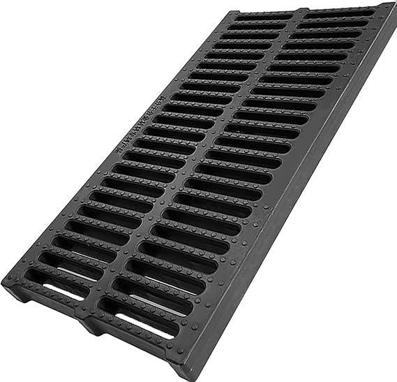 Channel Drain Grate | Drain Strainers | Garden Drainage Grates | Trench Drainage | Resin Plastic Sewer Cover Grates | Plate Grid Rainwater Grate Rectangular Well Cover