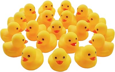 Rubber Ducks Yellow Rubber Bath Ducks Baby Bath Toy 20 Pack 2.1