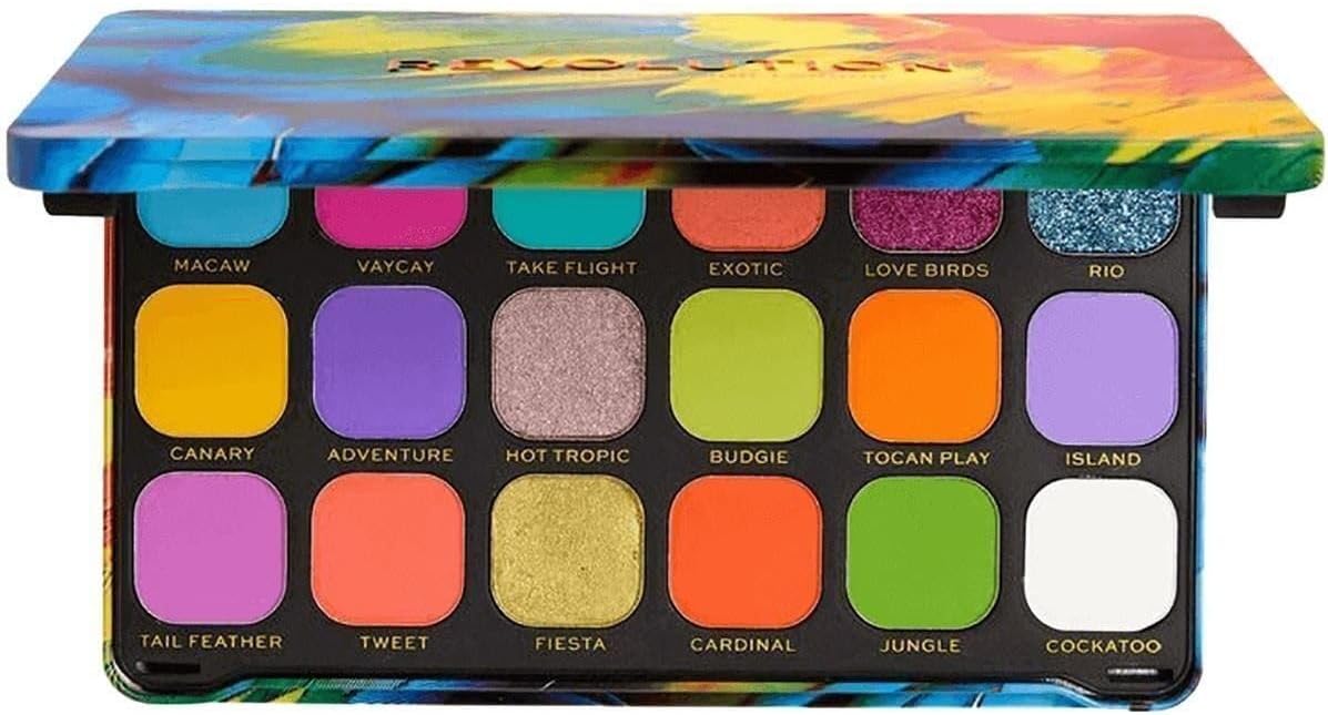 Revolution Forever Flawless Far Paleti Bird Of Paradise, Renkli