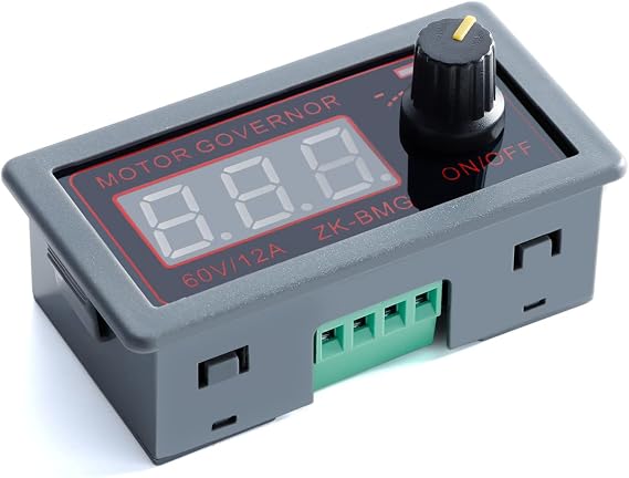ZK-BMG DC Motor Speed Controller, DC Motor Controller 9V-60V/12A/500W DC Encoder, PWM Control Adjustable Speed Variable Rotary Switch PWM Signal Generator Module