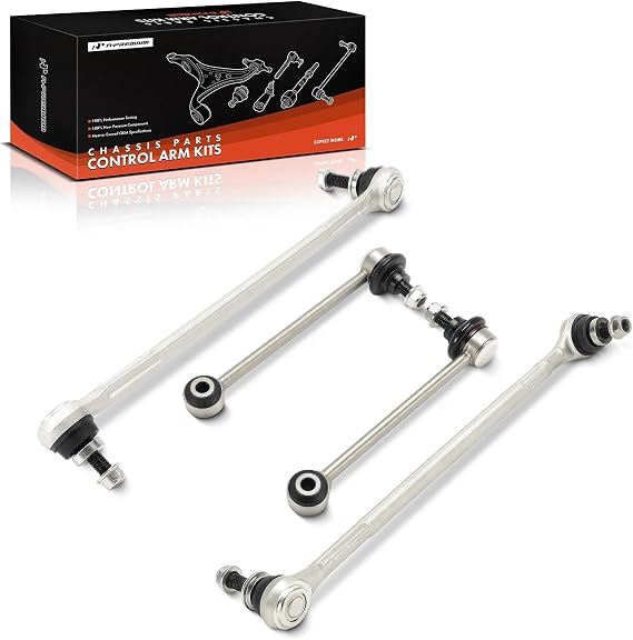 A-Premium Set of 4, Front & Rear Sway Bar Link Stabilizer Link Kit