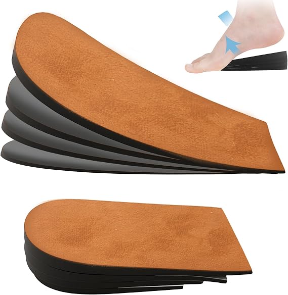 Adjustable Orthopedic Heel Lifts UK 6.5-9 with 4 Shock Absorbing Layers