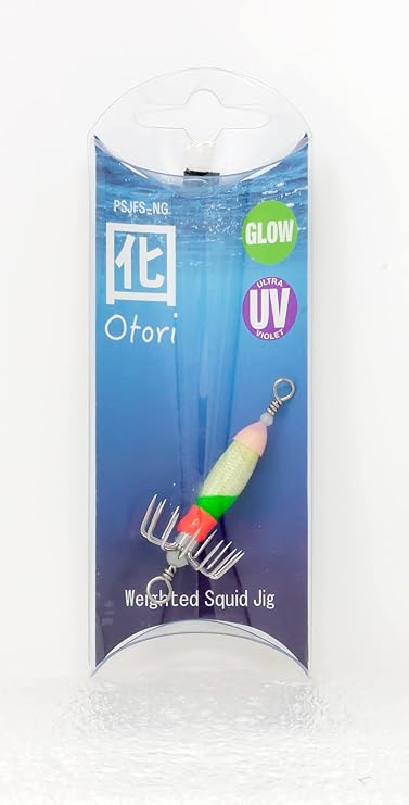 Otori Squid Jig Green/Glow - Small