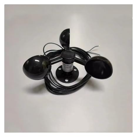 Wind Sensors Wind Speed Sensor Anemometer Wind Speed Measurement Wind Speed Sensor Power Generation Self Generated, Black