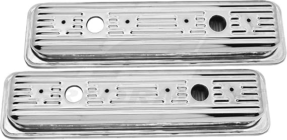 for 1987-00 Chevy GMC 5.0L & 5.7L Center Bolt Valve Covers W/Bolts Chrome